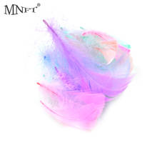 MNFT 100Pcs/Pack 4cm-8cm Marabou Feathers Fluffy Fly Tying Feather Hand Selected Accessories Feather Hooks 2024 - buy cheap