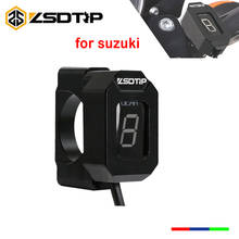 ZSDTRP 1-6 Lever LED Digital Gear Display Indicator Gear Meter Ecu Plug Mount Bracket Motorcycle For Suzuki GSX600 GSF650 GSXR 2024 - buy cheap