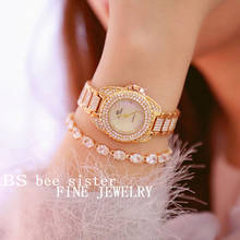 Relógio de quartzo feminino montre femme, relógios casuais elegantes para mulheres, relógio de pulso feminino saat, relógio feminino de menina 2024 - compre barato