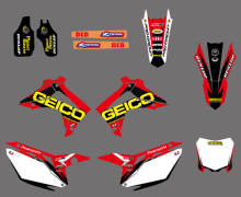 Pegatinas gráficas de vinilo para motocicleta, calcomanías adhesivas para Honda CRF250R CRF250 2014-2017 CRF450R CRF450 2013-2016 CRF 250 450 250R 450R 2024 - compra barato