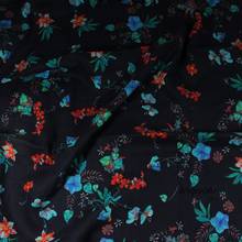 High-quality washed pure linen printed fabrics, shirts, robes, dresses and flowers 2024 - buy cheap