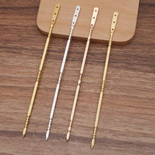 5 PCS 140mm Metal Copper Hair Sticks Settings Vintage Brass Hairpin Base DIY Hair Accessories For Jewelry Making 2024 - buy cheap