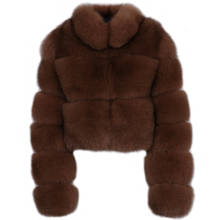 natural fur jacket real fox fur jacket ladies fox fur jacket long sleeve 2024 - buy cheap