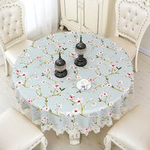 Household high-end European-style round tablecloth, cloth household tablecloth rectangular tablecloth tablecloth 2024 - buy cheap