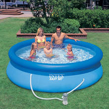 Intex piscina inflável grande, para adultos e crianças, dobrável, aumento de lago 2024 - compre barato