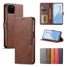 Flip Wallet Cases For iphone 11 Pro MAX Cover Case Luxury Magnetic Closure Plain Leather Phone Bags For Apple iphone 11Pro Coque 2024 - buy cheap