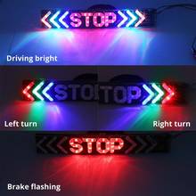 1pc LED Motorcycle Light Flash STOP Moto Indicator Lamp Brake Turn Signal Driving Taillight 12V Universal Warning Day Light 2024 - buy cheap