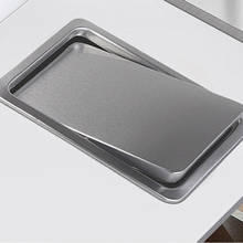 Stainless Steel Garbage Flap Lid Trash Bin Cover Flush Built-in Balance Swing Flap Garbage Lid for Kitchen Counter Top B 2024 - buy cheap