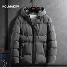 Abrigo grueso con capucha para hombre, chaquetas acolchadas de algodón, alta calidad, talla completa, M-4XL, invierno, novedad de 2020 2024 - compra barato