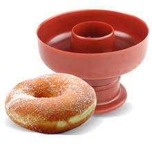 Ferramenta de bolo de decoração de padaria casa comida-grau de plástico fabricante de bolo molde sobremesas cortador diy donut molde fondant donut cortador 2024 - compre barato