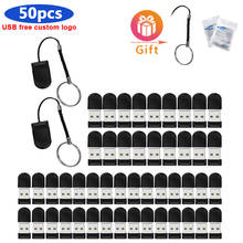 50pcs/lot mini 32GB Pendrive metal USB Flash drive 2.0 4gb 8gb 16GB 32GB 64GB 128GB pen Drive usb memory stick U Disk cle usb 2024 - buy cheap