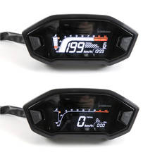 Motorcycle Universal LCD Cylind For1 2 4 Cylinder ​Speedometer 13000RPM Optional Backlight Digital Odemeter Tachometer 2024 - buy cheap