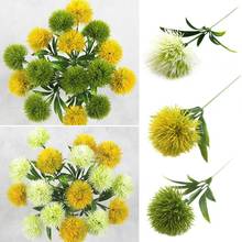 1Pc Artificial Dandelion Realistic Party Decor Green Bouquets Arrangement for Wedding Home Decor Garden Lifelike Office Decor 2024 - buy cheap