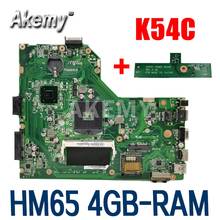 Akemy Mainboard W/ HM65 4GB-RAM HDMI Para For Asus K54LY K54HR X54H X54HR K54L K54C X54C laptop motherboard testado 100% trabalho original 2024 - compre barato
