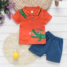 BibiCola Summer New Clothing Sets Kids Boys Cotton Casual Children's Tracksuits Boys T-shirt+ Shorts Pants 2 Pcs Clothes Outfits 2024 - buy cheap