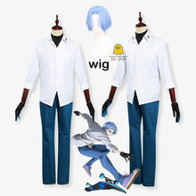 SK8 the Infinity Anime Langa Hasegawa Cosplay Costume SK Eight Short Wig Shirt Pants Gloves Badge Uniform Halloween Party Suit 2024 - buy cheap