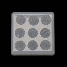 Handmade 12mm Crystal Cluster Resin Molds Flat Round Resin Gem Earrings Epoxy Resin Mold Jewelry Making Tools 2024 - buy cheap