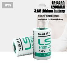 Saft ls14250 1/2aa 3.6v plc, equipamentos de automação industrial, máquina de bateria de lítio, 2 peças 2024 - compre barato