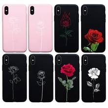 Art Colorful Rose Flower Hand Kiss Lover Soft Case For iPhone 11 Pro Max 7 8 Plus 6s 6 X XS Max XR 5s SE Phone Funda Coque 2024 - buy cheap