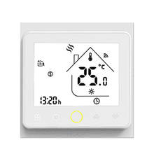 Termostato inteligente programável, controlador de temperatura zigbee hub obrigatório, app tuya, controle remoto, compatível com 2024 - compre barato