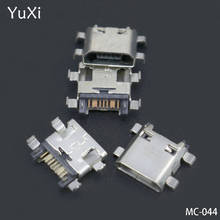 Yuxi 10 encaixe para conector micro usb, conector fêmea de 7 pinos para substituição em samsung galaxy grand prime g530 2024 - compre barato