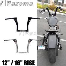 Motorbike APE Hanger Handlebar 12" 16" Rise Fat Bar Drag Z Bar Handle Control Bar for Harley Sportster XL FLST FXST Bobber Dyna 2024 - buy cheap