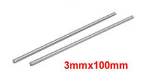 3mm Dia 100mm Length Stainless Steel Solid Round Shaft Rod Axles for RC Toy Car 10 Pcs 2024 - buy cheap