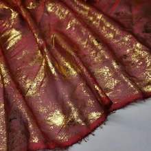 Stage Fabric Cosplay 30D Chiffon Bronzed Shiny Bronzing Wedding Costume DIY Material 2024 - buy cheap