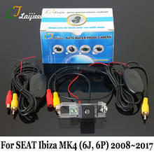 Kit de cámara de visión trasera inalámbrica para coche SEAT Ibiza IV, MK4, 6J, 6P, 2008 ~ 2017/RCA, AUX, HD, visión nocturna, cámaras traseras de marcha atrás 2024 - compra barato