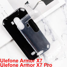 Capa de silicone para ulefone armor x7 ip68 capa anti-knock tpu macio volta caso capa em ulefone armadura x7 pro caso escudo do telefone de vidro 2024 - compre barato