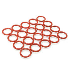 Nuevo amortiguador de tubo de 20 piezas anillos de silicona naranja de alta calidad anillos tóricos de silicona adecuado para 12AX7 12AU7 12AT7 12BH7 EL84 2024 - compra barato