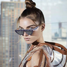 2020 nova moda plana topo gato olho óculos de sol das mulheres do vintage marca designer sexy senhoras bonito óculos de sol para feminino uv400 2024 - compre barato