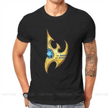 Camiseta de diseño de carreras de juegos de StarCraft para hombre, ropa estampada Vintage, Tops de algodón con cuello redondo, camiseta grande 2024 - compra barato