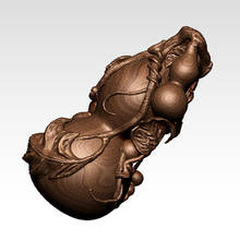3D carved bottle gourd in STL file format 3D model for cnc and printer 2024 - buy cheap