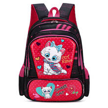Brand New Cartoon School Backpack For Girls Boys Car Cat Pattern School Bag Children Orthopedic Backpacks Book mochila escolar 2024 - buy cheap