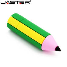 JASTER Cartoon Pencil Model Pendrive 4GB 8GB 16GB 32GB 64GB 128GB Usb Flash Drive Memory Stick Fashion Gift 2024 - buy cheap