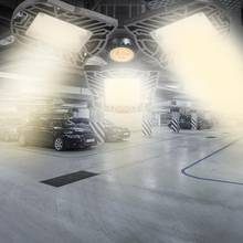 E27 Garage Light Led Deform лампа с активированным движением 60/80 Вт Водонепроницаемый промышленный свет 85-265 в высокоинтенсивный светильник для цеха 2024 - купить недорого