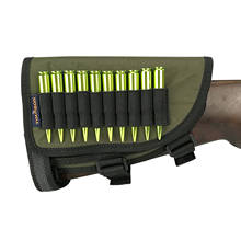 Tourbon Tactical Hunting Rifle Gun Butt Stock Cheek Riser Rest Cartridge Holder w/ 3 Adjustable Inserts Shooting Gun Accessories 2024 - buy cheap