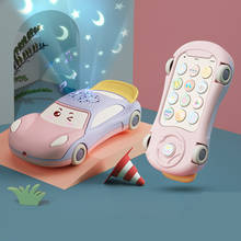 Детские Мобильный телефон для новорожденных на возраст от 0 до 12 месяцев, телефоны для детей возрастом от 2 до 4 лет, костюм для девочек Монтессори обучающие игрушки для детей развивающие подарок 2022 - купить недорого