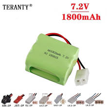 Batería recargable de 7,2 v para coches teledirigidos, 1800mah, NiMH, para tanques, tren, Robot, barco, pistola, Ni-MH, AA, 700mah, 7,2 v, Modelo T 2024 - compra barato