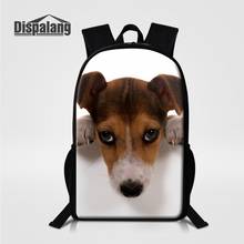 Jack Russel Dog Printing School Bag For Elementary Student Cute Cat Kids Backpack Animal Bagpacks Children High Quality Rucksack 2024 - buy cheap