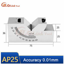 AP25 Tools maker Precision Gauge Micro Adjustable Angle V Block Milling Setup 0 to 60 Degree angle plate Angle block angle gauge 2024 - buy cheap