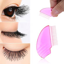 1pc Hot Sale Plastic Eyelash Comb Lashes Lift Curl Brush Eye Makeup Comb Women's Fashion Eyelash Extension Beauty Tools 2024 - buy cheap