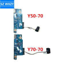 Оригинальный USB разъем аудио SD слот платы для LENOVO Y50 Y50-70 Y70-70 ZIVY2 ZIVY3 LS-B113P с кабелем 100% тестирование Быстрая доставка 2024 - купить недорого