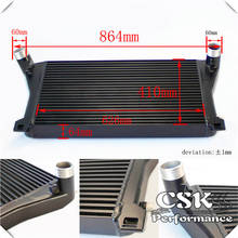 Intercooler atualizado para a3/s3/vw golf gti r mk7 ea888 1.8t 2.0t tsi preto/prata 2024 - compre barato