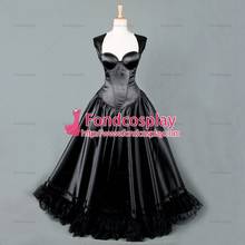 fondcosplay O Dress The Story Of O With Bra Black Satin nude breasted dress Cosplay Costume Tailor-made[G836] 2024 - buy cheap