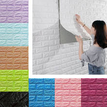 3D Wall Stickers Imitation Brick Bedroom Decor Waterproof Self-adhesive Wallpaper For Living Room Kitchen TV Backdrop Decor 2024 - buy cheap