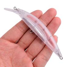 20PCS Unpainted wobbler Pike Minnow Fishing Lures 24G 10.8CM Blank Nude Baits Crank Minnow Bait Unpainted Lure DIY Fishing Bait 2024 - купить недорого