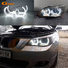 Для BMW E60 E61 520i 525i 530i 540i 545i 550i M5 Pre LCI 2003-2007 отличный DTM M4 Стиль ультра яркие светодиодные ангельские глазки halo кольца 2024 - купить недорого