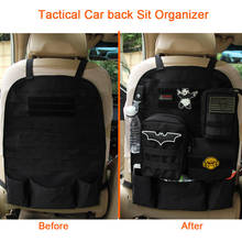Tactical Car Back Seat Organizer Multi-function Sports Accessory Storage Pockets Military Package Outdoor Molle Seat Cover Bag 2024 - buy cheap